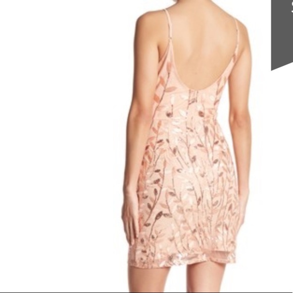 Rose Gold Sequin Mini Dress! - Picture 5 of 5